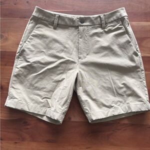 Lululemon Athletica Beige Flat Front Shorts